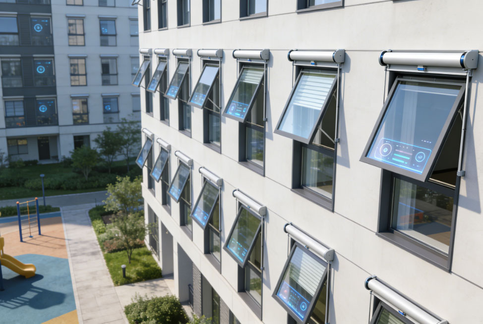 3000 households' intelligent windows and doors synchronized operation: SCVE tubular motor is reliable